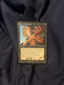 Touch Of Darkness AUTOGRAPHED (Legends) NM MTG - Picture 1 of 2