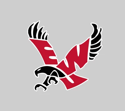 Sticker -Eastern Washington Eagles Logo - Die Cut Laminated Vinyl Decal