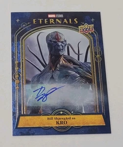 2023 Upper Deck Marvel Eternals BILL SKARSGARD as KRO AUTO PARALLEL #87 - Picture 1 of 2
