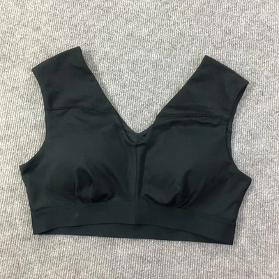 Tommie COpper Shoulder Support Sport Bra Womens XL  Black Gym Yoga Workout Top - Image 1 of 4