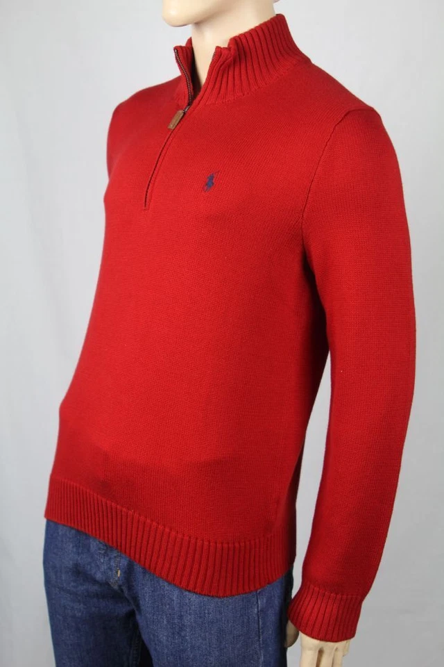 Polo Ralph Lauren Red 1/2 Half Zip Sweater NWT XX-Large XXL - Image 1 of 1