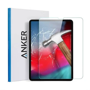 ANKER GLASS GUARD FOR IPAD PRO 11 2018 TEMPERED DOUBLE DEFENSE CLR NEW A7265001 - Picture 1 of 4