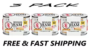 (12 Cans) Underwood Deviled Ham Spread, 4.25 oz, 4 Count Cans. - Picture 1 of 1