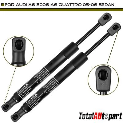 2x Soportes de elevación puntales para Audi A6 2006 A6 Quattro 05-06 sedán tapa trasera maletero Foto 1 de 4
