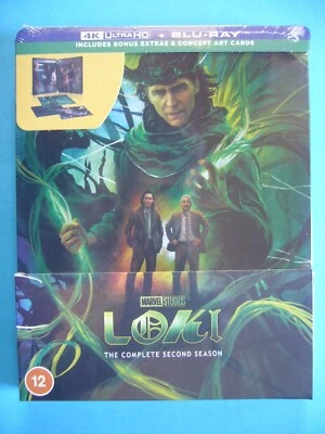 Loki: The Complete Second Season 4K UHD & Blu-Ray Steelbook New Sealed - Image 1 of 4