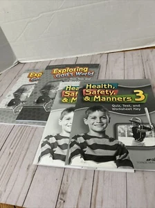 ABeka Health Science Safety And Manners 3 Student Quiz, Test Worksheets and Key - Picture 1 of 4
