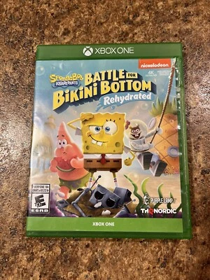 Spongebob SquarePants: Battle For Bikini Bottom Rehydrated Xbox One *Broken Case - Image 1 of 4