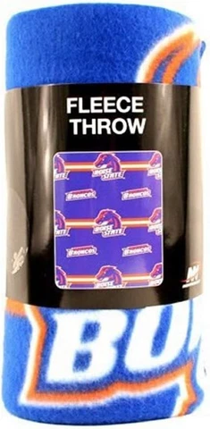 NCAA "3 Bar" Fleece Throw Blanket 50" x 60" Cover