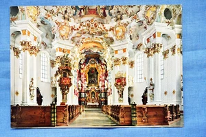 Wallfahrtskirche Wies - Steingaden - Kontinentalpostkarte - Bild 1 von 2