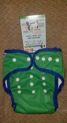 New!  NWT Best Bottom Donatello Heavy Wetter AIO Cloth Diaper Cover - Rare! - Imagem 1 de 2
