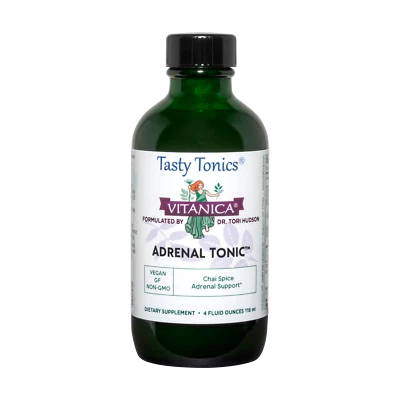 Vitanica, tónico suprarrenal, apoyo suprarrenal, vegetariano, 4 onzas Foto 1 de 3