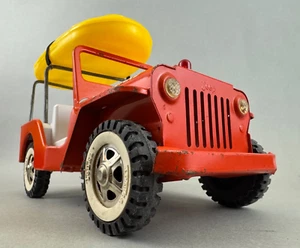 Nice Vintage 1967 - 1970 Tonka #2306 Lifeguard Jeep with Raft - Complete! - Picture 1 of 24