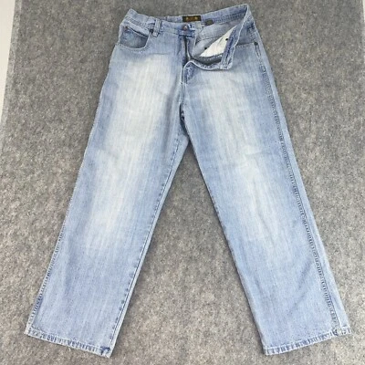 Antigo PJ MARK Jeans Masculino 36x32 Baggy Skatista Carpinteiro Estilo JNCO Tubos Y2K Grunge - Imagem 1 de 4