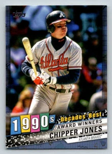 2020 Topps Decades' Best #DB67 Chipper Jones (ref 200658) - Picture 1 of 2