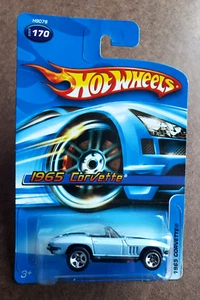 2005 Hot Wheels 1965 CORVETTE #170 Metallic Silver Blue MAINLINE 1:64 5SP #H9078 - Bild 1 von 16