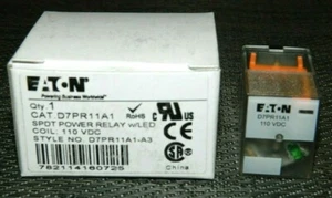 NEW Eaton D7PR11A1 SPDT Power Relay with LED, Coil 110V DC, D7PR11A1-A3 - Picture 1 of 6
