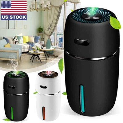 200ml LED Air Essential Diffuser Humidifier USB Aromatherapy Ultrasonic Purifier - Image 1 of 4