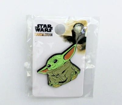Star Wars The Mandalorian The Child Grogu Baby Yoda Sitting Enamel Pin - Image 1 of 2
