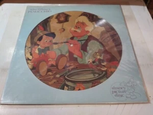Walt Disney - Pinocchio (Movie Soundtrack) VG++ Original Picturedisc Record 1980 - Picture 1 of 2