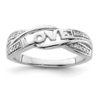 925 Sterling Silver Diamond Love Ring