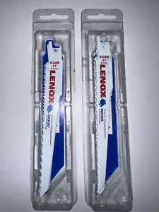 NEW 10x Pack Lenox 20575-634R 4T Wood Reciprocating Saw Blade Made USA - Picture 1 of 6