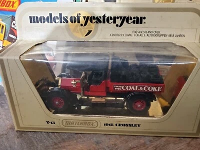 Matchbox Models of Yesteryear 1918 Crossley No. Y-13 Coal & Coke - Image 1 of 2