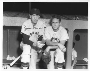 Autographed JIM LEMON Washington Senators 8x10 Photo - COA - Picture 1 of 1