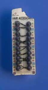 Vintage Ball Knocker Pony Tail Holders Hair Accessories Lot Of 10 New Old Stock - Picture 1 of 5