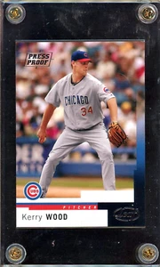 2004 LEAF KERRY WOOD SILVER PRESS PROOF #116 16/50 CUBS YANKEES - Bild 1 von 2