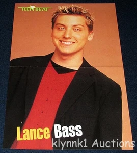 Lance Bass NSync Poster Centerfold Collectible 3606A Westlife on back - Picture 1 of 2