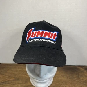 Summit Racing Equipment Baseball Cap Mens Black OS Adjustable Embroidered Logo - Picture 1 of 6