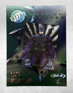 Batman Forever 1995 Fleer Metal Promo Card (EX/NM) - Bild 1 von 2