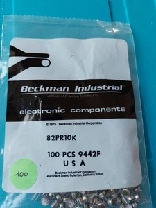 82PR10K TRIMMER 10K MODEL 82 SINGLE-TURN SEALED 6.35mm 3 PIN  trimmer 10PZ - Picture 1 of 6