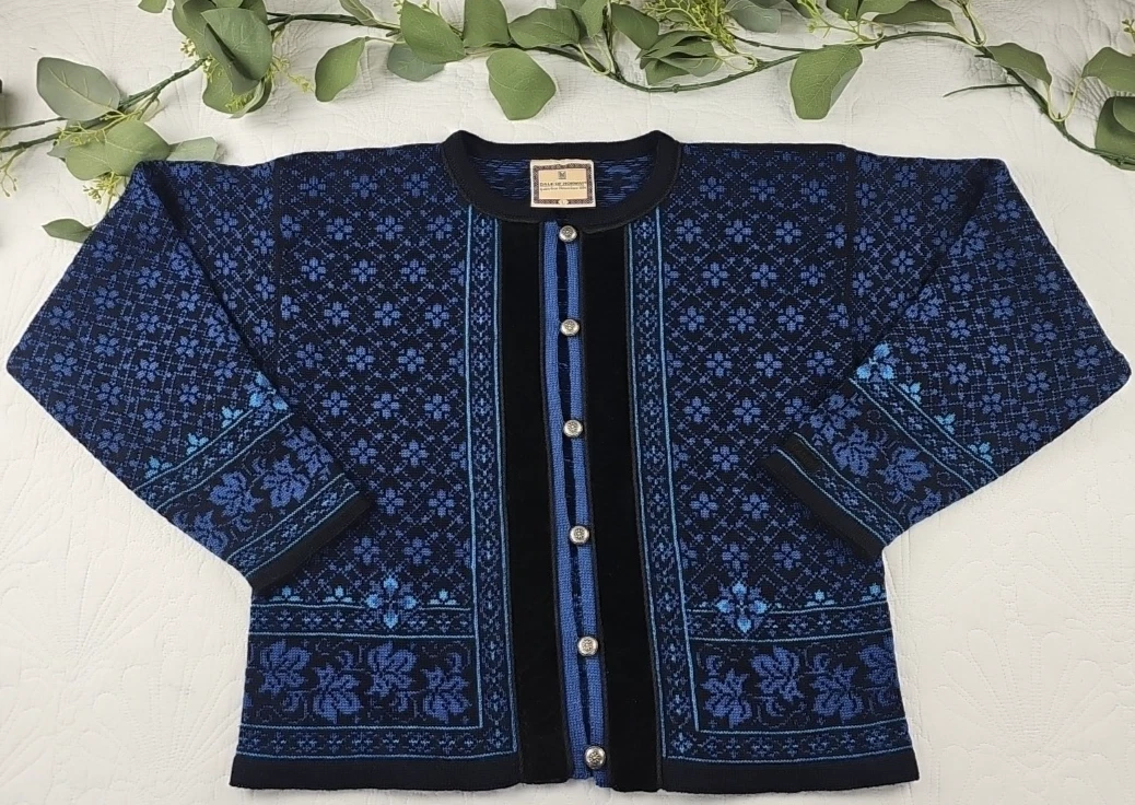 Dale of Cardigan Blue Norwegian Sweaters for Women for sale | eBay