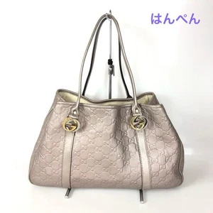 GUCCI Guccissima Handtasche Leder Lila Original Top Henkeltasche Vintage - Bild 1 von 24