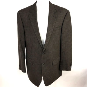 Chaqueta Abrigo Deportivo Lauren Ralph Lauren Etiqueta Verde 42L Marrón Pata de Gallo Lana - Imagen 1 de 14