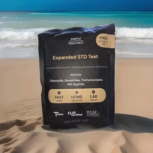 Expanded STD Test Kit- Simple Health Kit Exp 02/26/26 - Picture 1 of 2