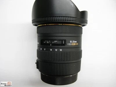 Gran Angular Objetivo Zoom Sigma Af 3,5/10-20 Ex Dc HSM Canon Ef Lente Amplia - Imagen 1 de 4