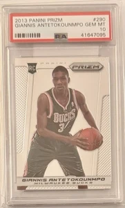 2013-14 Panini Prizm PSA 10 Giannis Antetokounmpo (RC) Rookie Card #290 Gem Mint - Picture 1 of 5