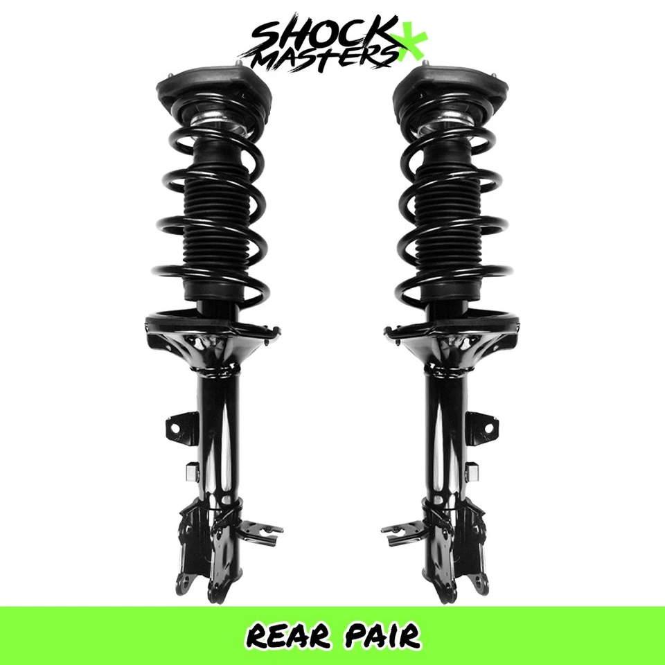 Rear Pair Complete Struts & Coil Springs Kit for 1996-2000 Hyundai Elantra Foto 1 de 4