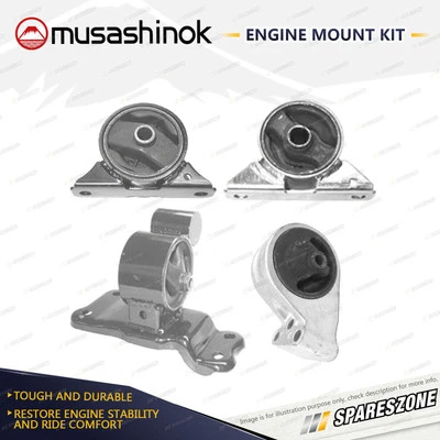 Full Engine Mount Kit for Mitsubishi Lancer CE 1.8L 4G93 98-03 Manual - image 1 of 2