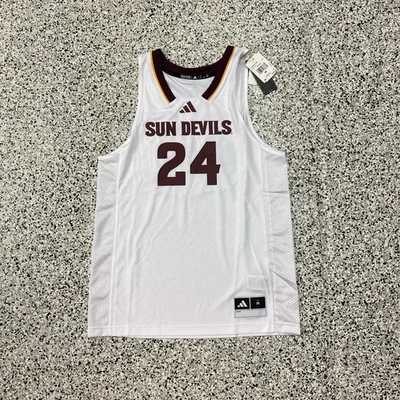 Camiseta deportiva de baloncesto Adidas Arizona State Sun Devils NCAA Swingman #24 para hombre M nueva con etiquetas Foto 1 de 4