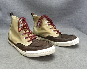Converse Chuck Taylor All Star 12 Tan Canvas & Brown Size Hi-Tops 127953C Used? - Picture 1 of 12
