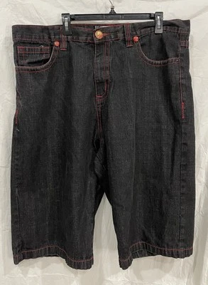Smoke Rise Men’s Jean Shorts Size 40 Black Pockets - Image 1 of 4