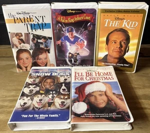 Disney VHS Lot - Live Action Mix! Lindsay Lohan, Bruce Willis, Jonathan Taylor T - Picture 1 of 7