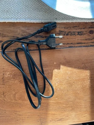 3 Leads! - European 2 Pin 1m/1.5m/20cms Mains Power Cable/Lead Figure 8 Bundle - Image 1 of 4