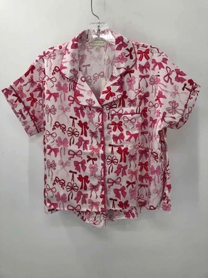 Simply Southern Pink Size Medium Bow Pajamas Simply Southern - Image 1 of 3