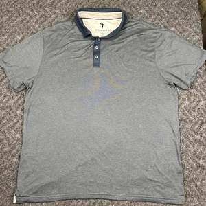 Anderson Ord Poloshirt Herren 2XL Blau Streifen Golf Performance - Bild 1 von 7