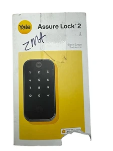 Yale Assure Lock 2 Smart Deadbolt Keypad Bluetooth Black Suede YRD410-BLE-BSP - Picture 1 of 8