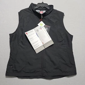 Scotte XXL Women's Black Vest Tec Women’s Travel Vest 17 Pockets Water Proof - Picture 1 of 24